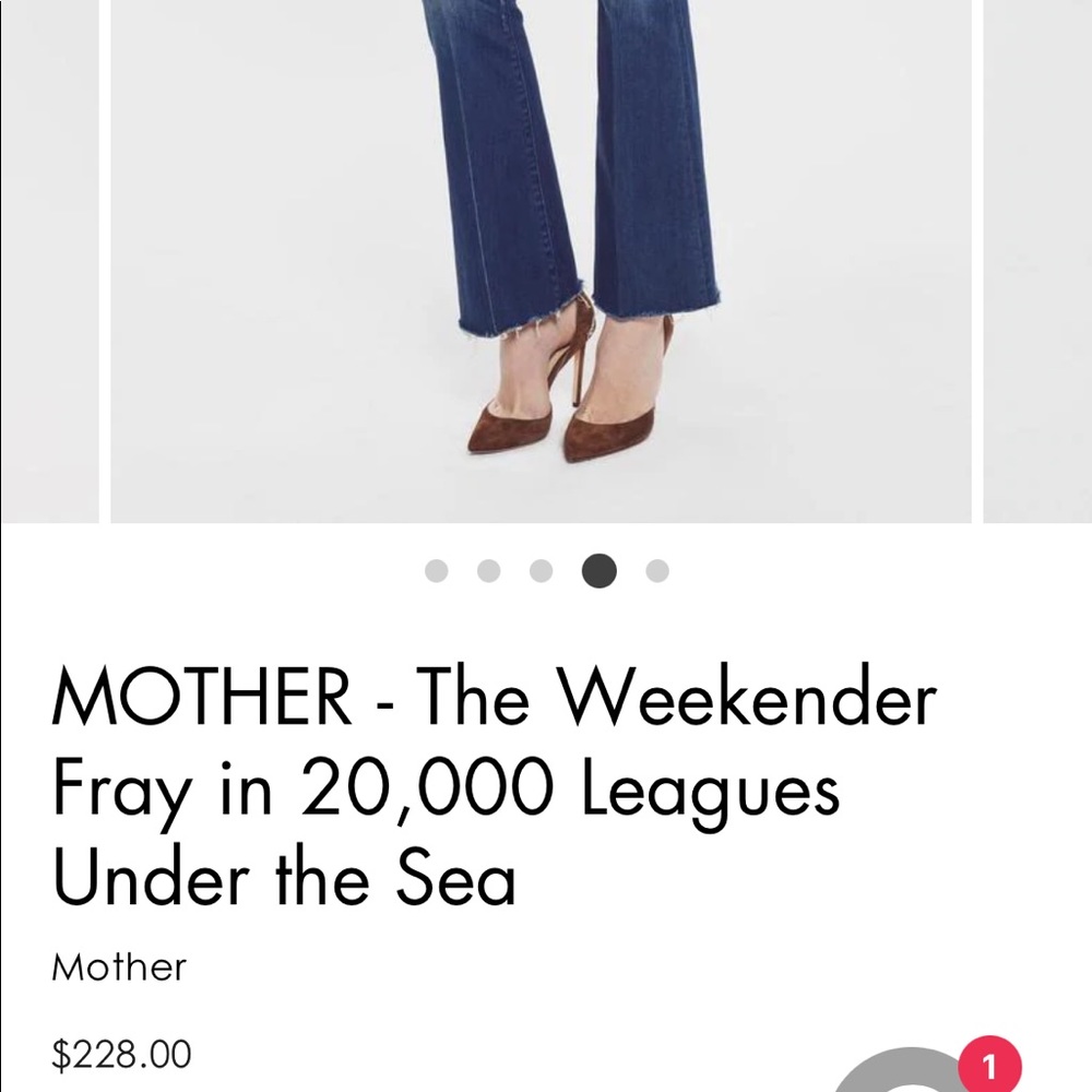 Mother denim- The Weekender (flare jeans) sz 23 (fits like 24) *very stretchy*